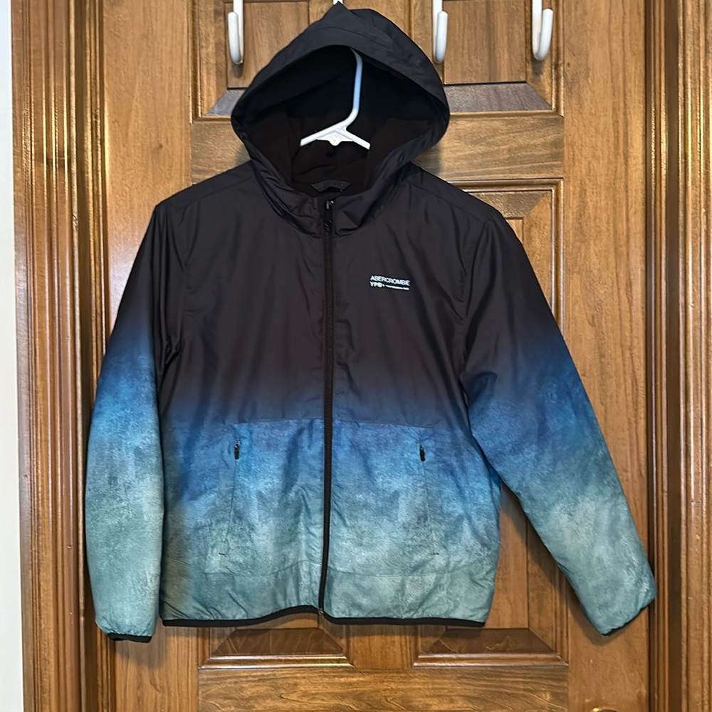 abercrombie kids fleece lined windbreaker - Picture 2 of 4